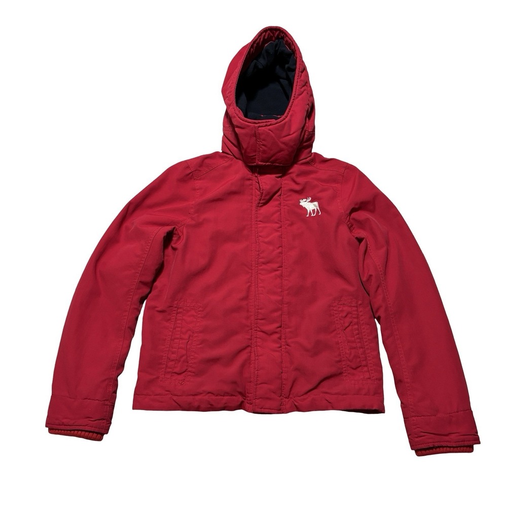 Abercrombie Kids Unisex Lined Winter Ski Snow‎ Jacket Red Size XL 19 x 22